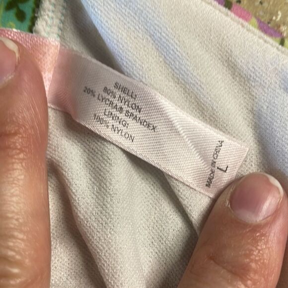 Vintage Y2K (2005) Victoria's Secret boho print bikini top sz L - Picture 7 of 10